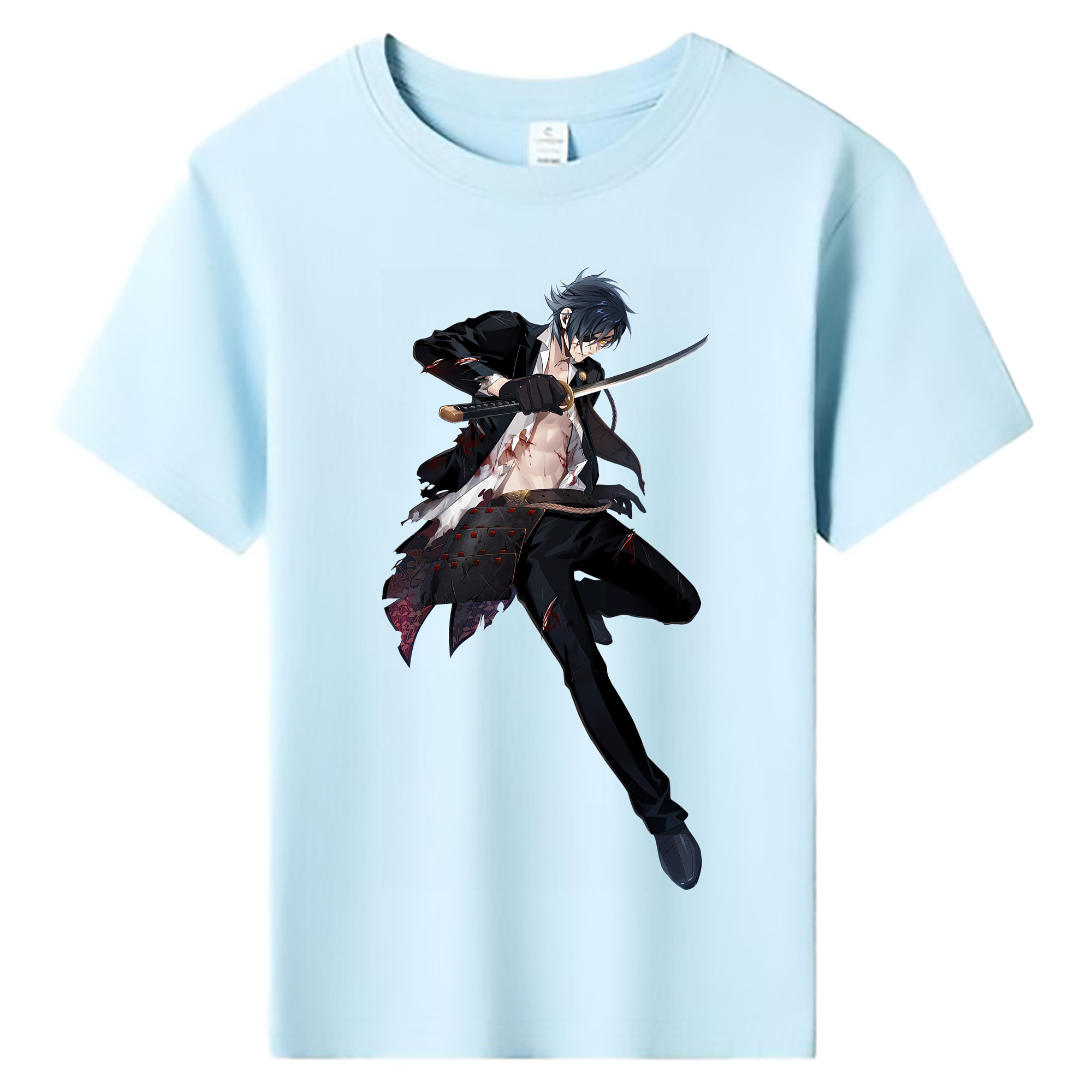 （画像用） 刀剣乱舞 Touken Ranbu 綿100％キッズTシャツ（フロントプリント）
